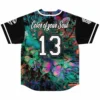 GRIZ 13 Color of your soul Jersey Harajuku Thin button Baseball Uniform Men Women Baseball Jersey 1 - Griz Store