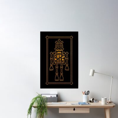 Griz Skeleton King (Black) Poster Official Griz Merch