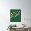 Griz Trippy Psychedelic. Poster Official Griz Merch