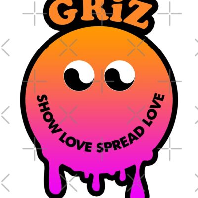 Griz Merch Dripy Smiley Tote Bag Official Griz Merch