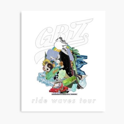 Grizs Rides Waves Tour Poster Official Griz Merch