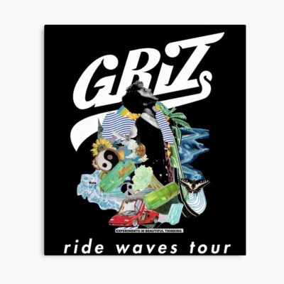 Griz Ride Waves Tour 7 Poster Official Griz Merch