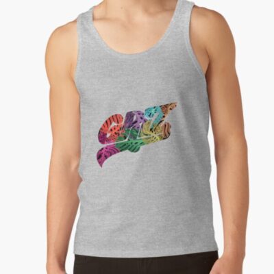 Griz Logo - Rainbow Monsteras Tank Top Official Griz Merch