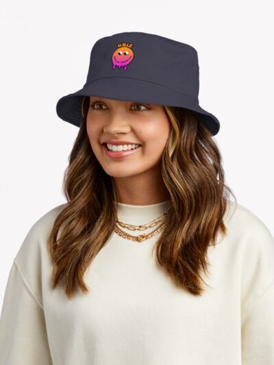 Griz Merch Dripy Smiley Bucket Hat Official Griz Merch