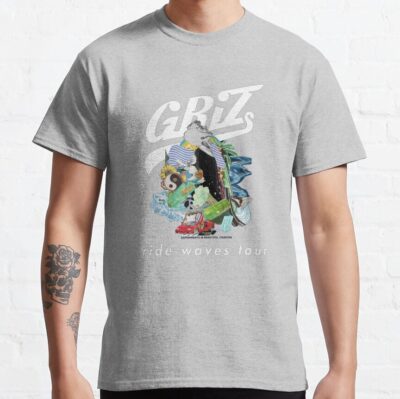 Grizs Rides Waves Tour T-Shirt Official Griz Merch