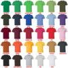 t shirt color chart - Griz Store