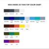 tank top color chart - Griz Store