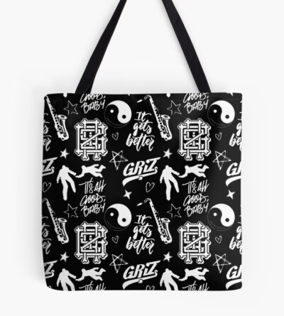 Griz Pattern Tote Bag Official Griz Merch