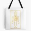 Griz Skeleton King (White) Tote Bag Official Griz Merch