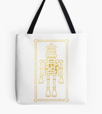 Griz Skeleton King (White) Tote Bag Official Griz Merch