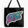 Griz Merch Psychedelic Logo Tote Bag Official Griz Merch