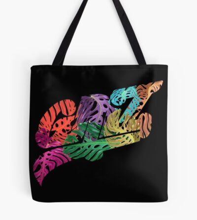 Griz Logo - Rainbow Monsteras Tote Bag Official Griz Merch