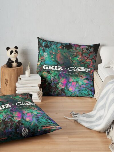 Throw Pillow Official Griz Merch