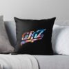 Griz Flames Throw Pillow Official Griz Merch