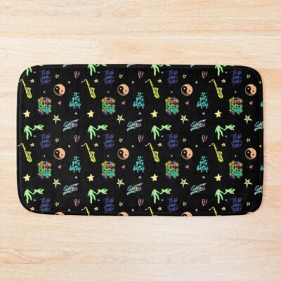 Griz Pattern In Color Bath Mat Official Griz Merch