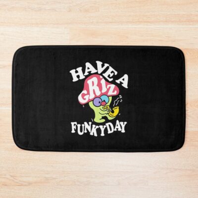 Griz Merch Griz Have A Funky Day Bath Mat Official Griz Merch