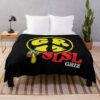 Griz Merch Griz Peace Logo Throw Blanket Official Griz Merch