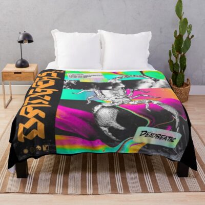 Griz Subtronics Griztronics Design Throw Blanket Official Griz Merch