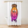 Griz Merch Dripy Smiley Shower Curtain Official Griz Merch