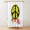 Griz Merch Griz Peace Logo Shower Curtain Official Griz Merch