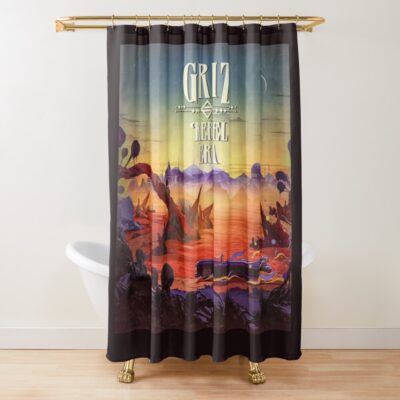 Rebel Era Shower Curtain Official Griz Merch