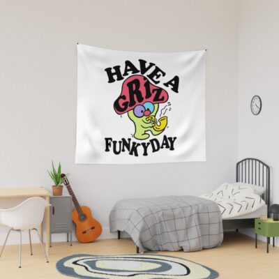 Griz Merch Griz Have A Funky Day Tapestry Official Griz Merch