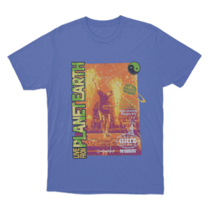 GRIZ Live From Planet Earth T Shirt Blue