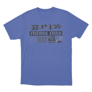 GRiZ Future Funk T Shirt Blue