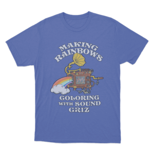 GRiZ Making Rainbows T Shirt Blue